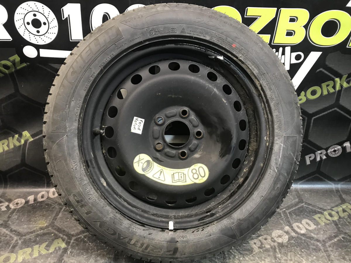 Докатка (запасне колесо) 205/55 R16 Michelin Primacy FORD Focus MK2 08-11 - Зображення 2