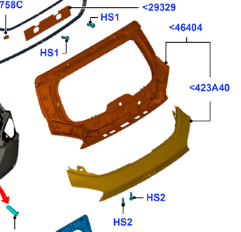 Кришка багажника FORD KUGA MK1 10-12 - Зображення 2