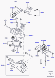 Подушка двигуна права 2.2 Land Rover Freelander 2 L359 06-14 - Зображення 4
