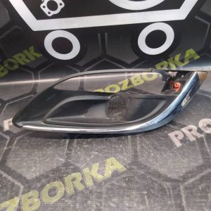 Накладка бампера переднього ліва хром рест Opel Astra J 11-15