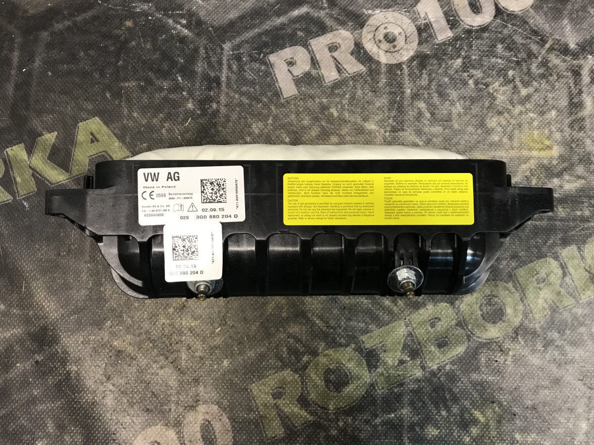 Подушка безпеки пасажира aribag Volkswagen Passat B8 14-23 - Зображення 4