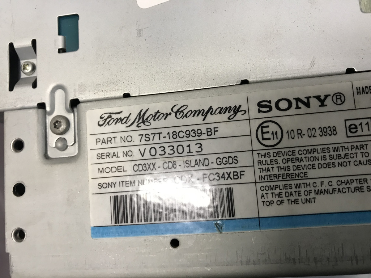 Магнітола Sony FORD Mondeo MK4 (BA7) 07-14 - Зображення 4