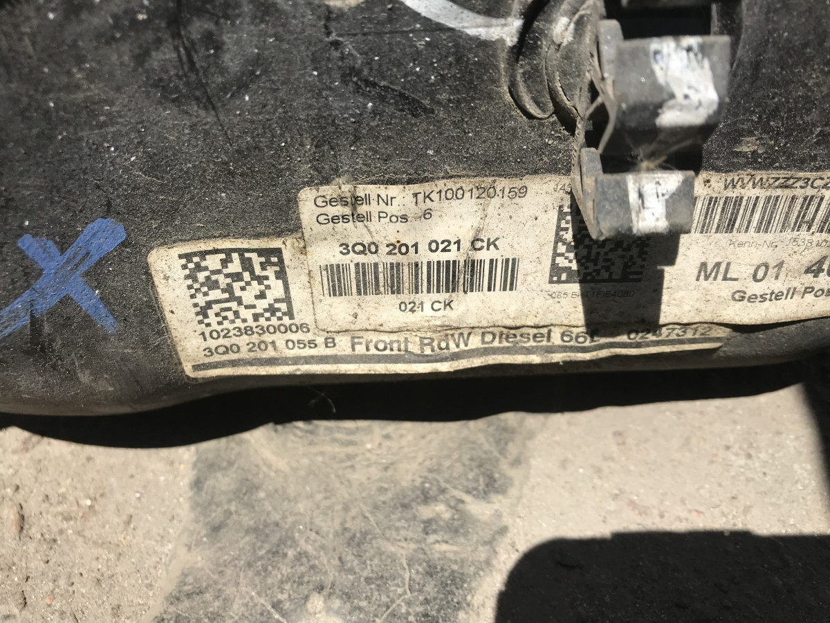 Паливний бак 2.0D Volkswagen Passat B8 14-23 - Зображення 2