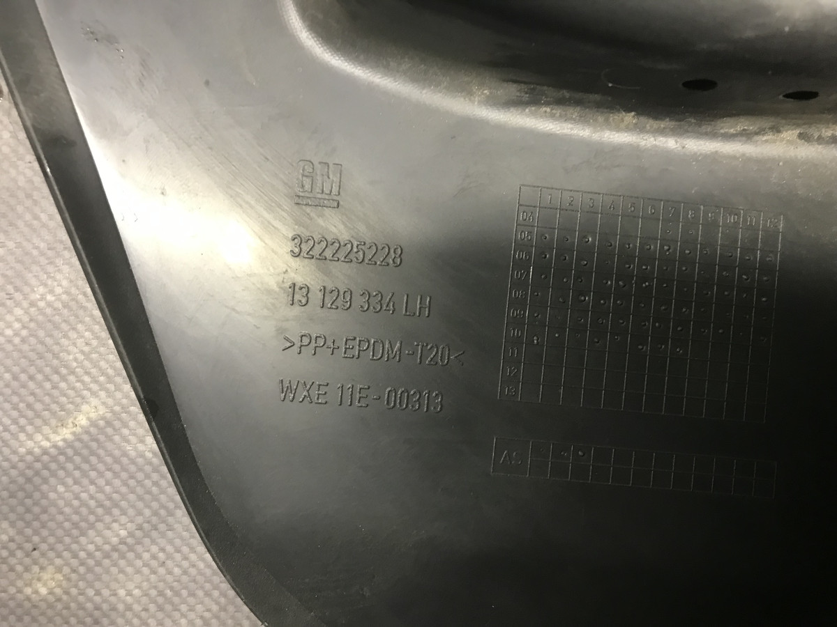 Накладка порога ліва Opel Zafira B (05-11) - Зображення 3