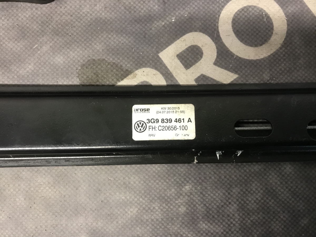 Механізм склопідйомника задній лівий Volkswagen Passat B8 14-23 - Зображення 2